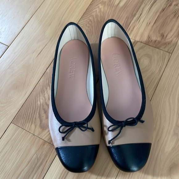 J.Crew Zoe cap toe Ballet flats size 7.5 NWOT - Picture 2 of 6
